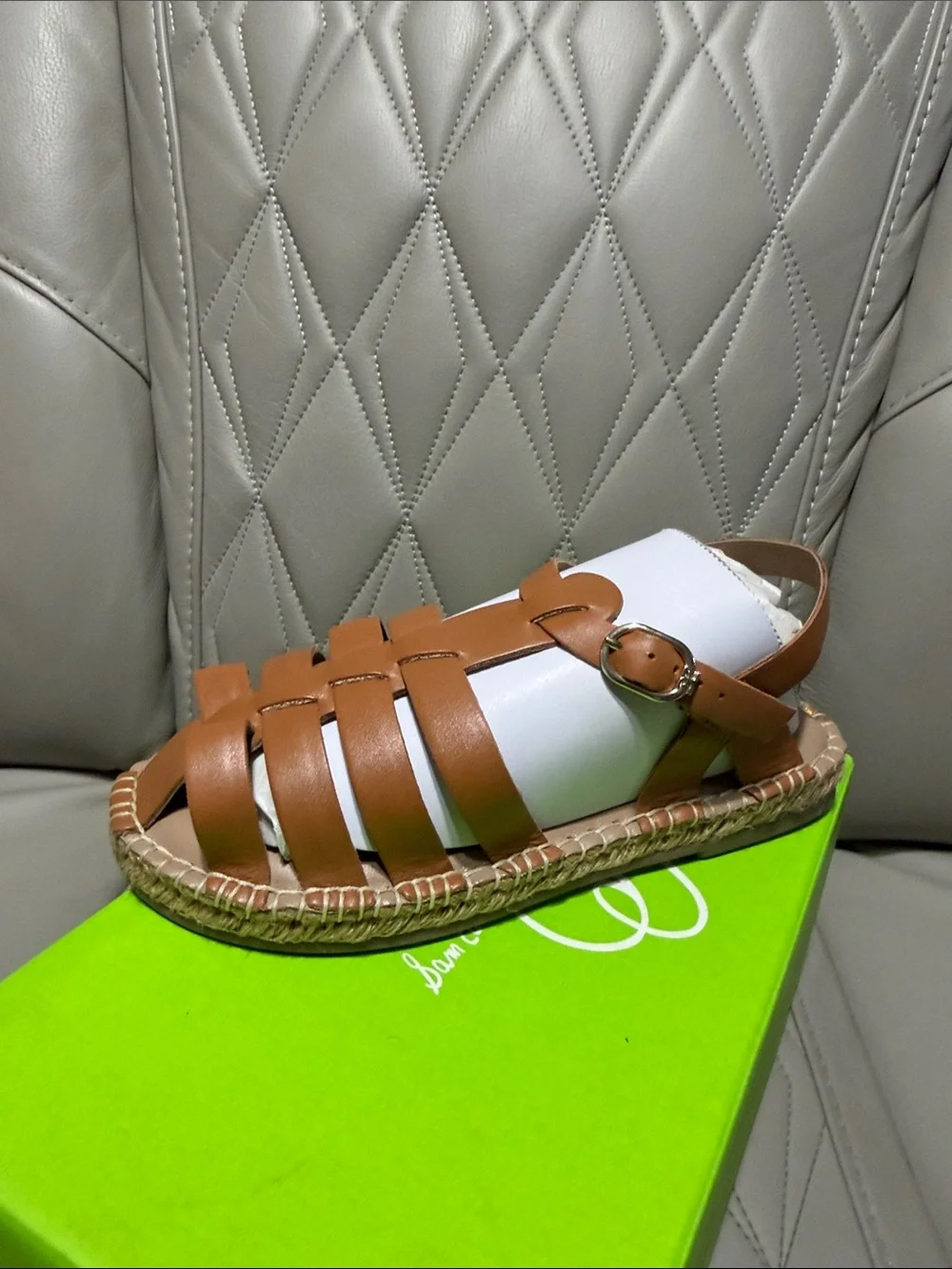 Sam Edelman Girls' Kora Tan Espadrille Sandals